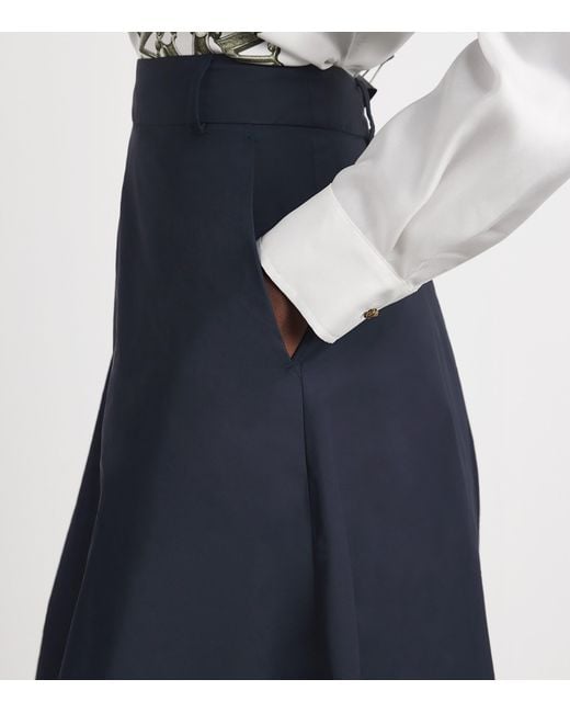 Max Mara Blue Maxi Skirt