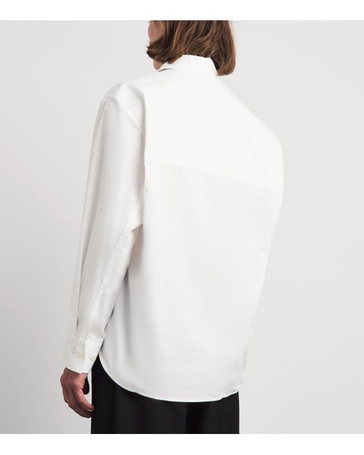 Séfr White Cotton Trino Shirt for men