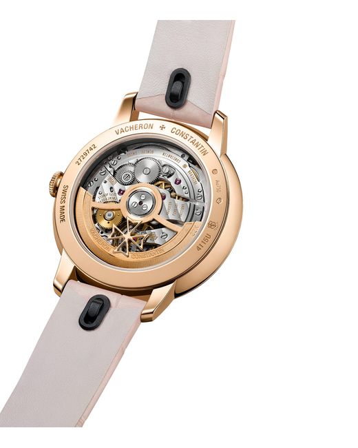 Vacheron Constantin Metallic Rose And Diamond Patrimony Self-Winding Watch