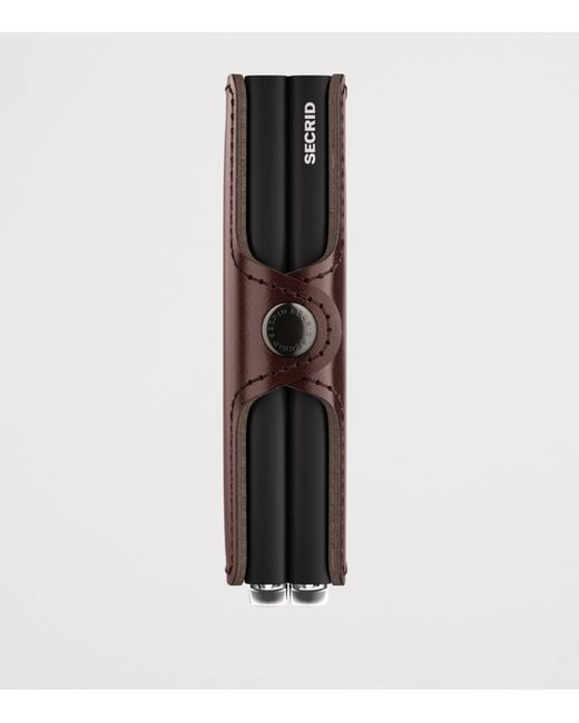 Secrid Brown Leather Twinwallet for men