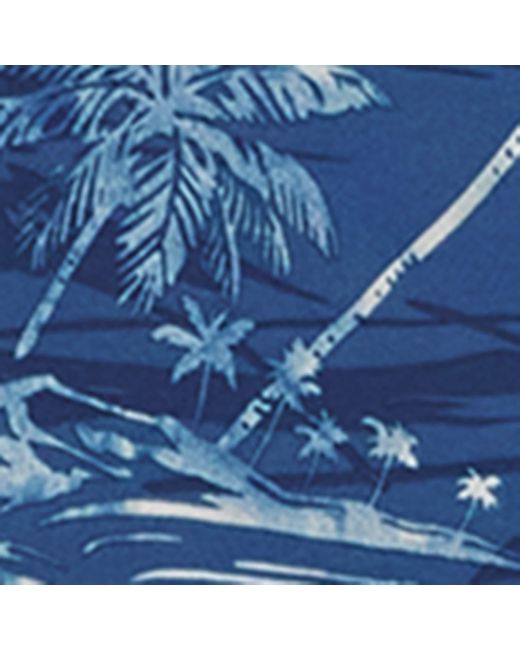 Polo Ralph Lauren Blue Palm Island Swim Shorts for men