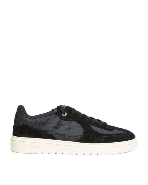 Represent Black Nubuck Leather Virtus Sneakers for men