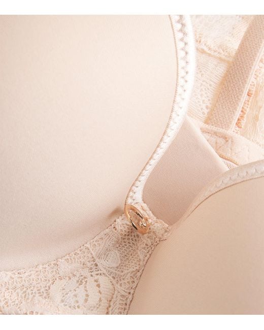 Aubade Natural Lace-Trim Rosessence T-Shirt Bra
