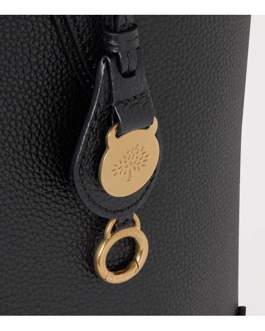 Mulberry Black Leather East West Tote Bag