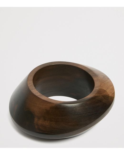 Max Mara Brown Ebony Bangle Bracelet