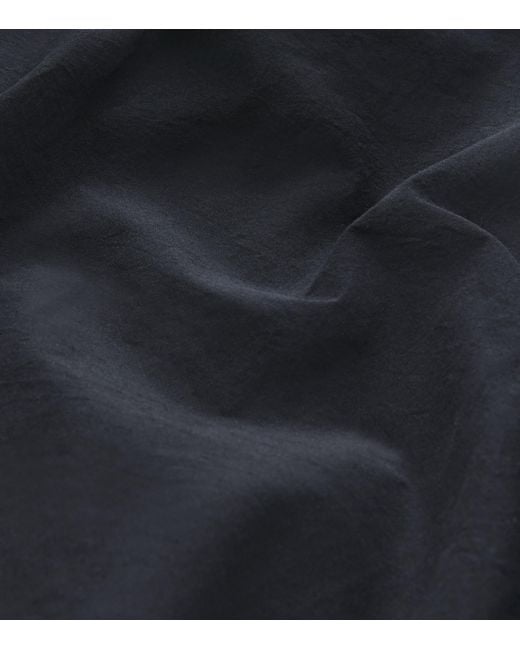 Polo Ralph Lauren Black Cotton Midi Shirt Dress