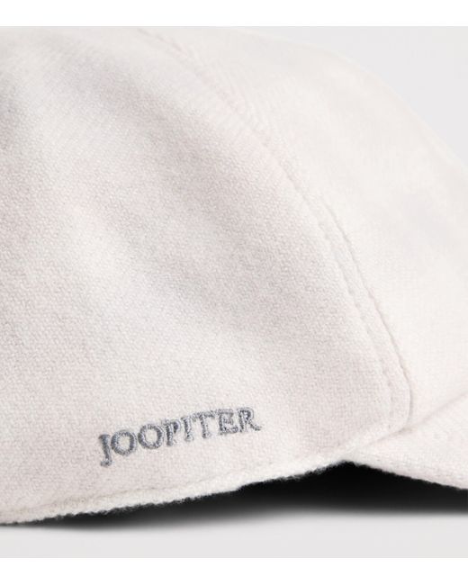 God's True Cashmere White X Joopiter Cashmere Tartan Clarity Fincher Cap for men