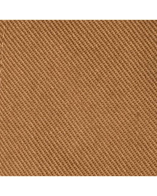 Miu Miu Brown Cotton Drill Baseball Cap