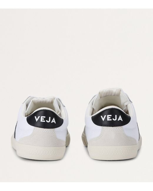 Veja White Canvas Volley Sneakers for men