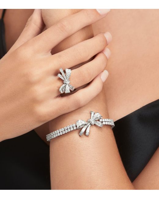 Graff White And Diamond Tilda's Bow Bracelet