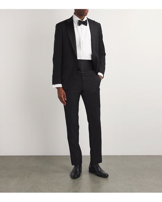 Giorgio Armani Black Silk Cummerbund for men