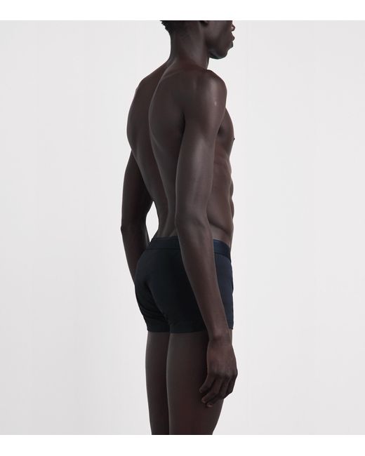 Sunspel Blue Stretch-Cotton Trunks for men