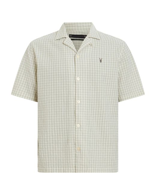 AllSaints White Short-sleeve Selenite Shirt for men