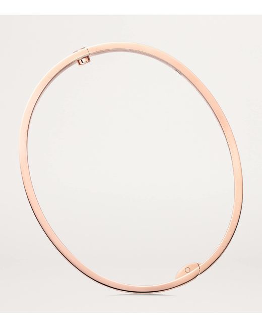 Cartier Pink And Diamond Love Bangle