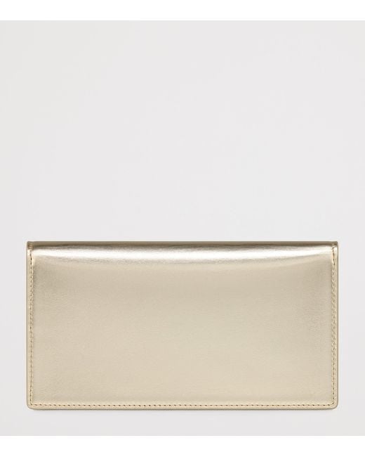 Christian Louboutin Natural Bettina Lambskin Clutch Bag