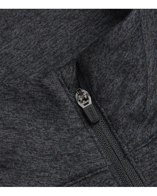 vuori Blue Dreamknit Ponto Quarter-Zip Sweatshirt for men