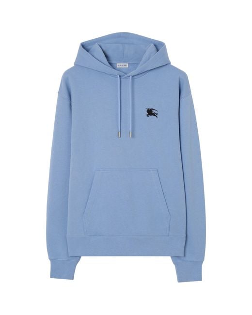 Burberry Blue Ekd Stamp Hoodie for men