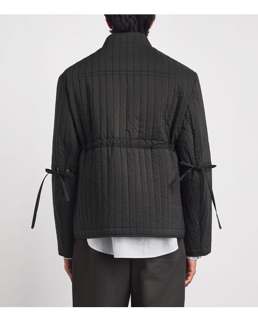 Craig Green Black Reversible Quilted Worker Jacket for men