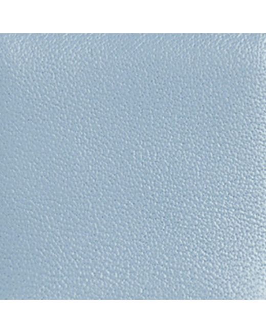 Bottega Veneta Blue Leather Intreccio Card Holder