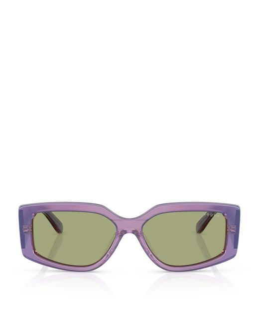 Vogue Green Acetate Vo5642Su Rectangle Sunglasses