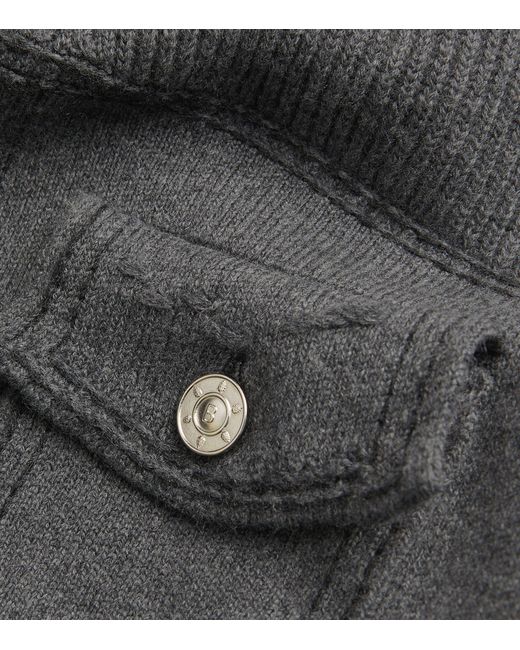 Barrie Black Cashmere-cotton Jacket