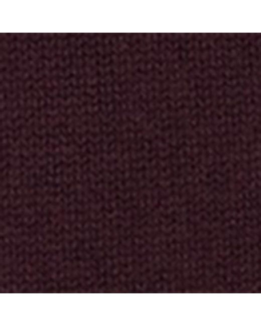 Burberry Purple Cashmere Crew-Neck Cardigan