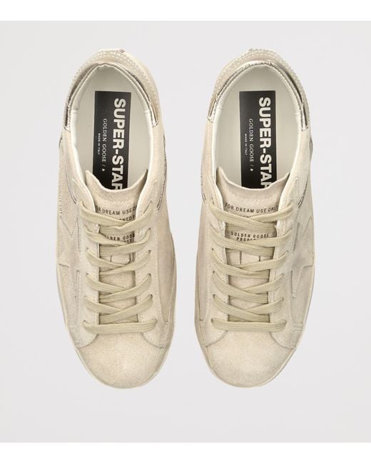 Golden Goose Deluxe Brand Natural Suede Super Star Sneakers