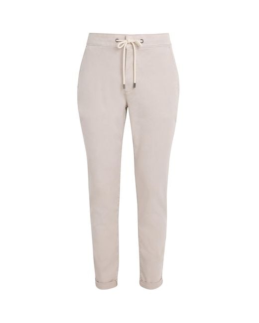 PAIGE Gray Drawstring Fraser Chinos for men