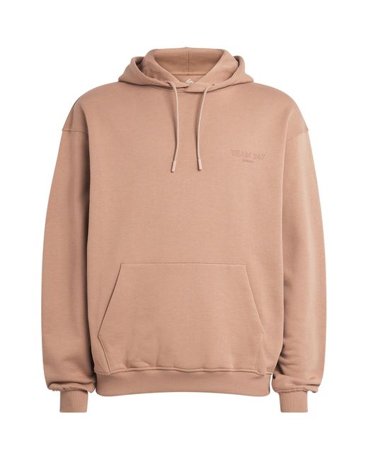 REPRESENT 247 Pink Cotton Team 247 Hoodie for men