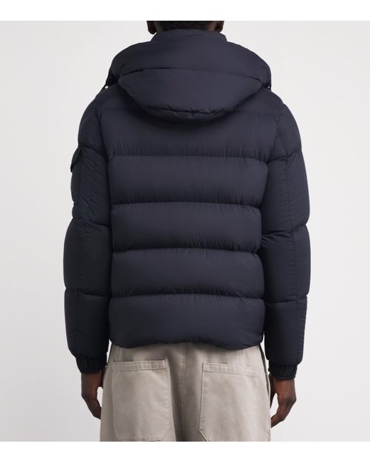 Moncler Blue Down Maya Puffer Jacket for men