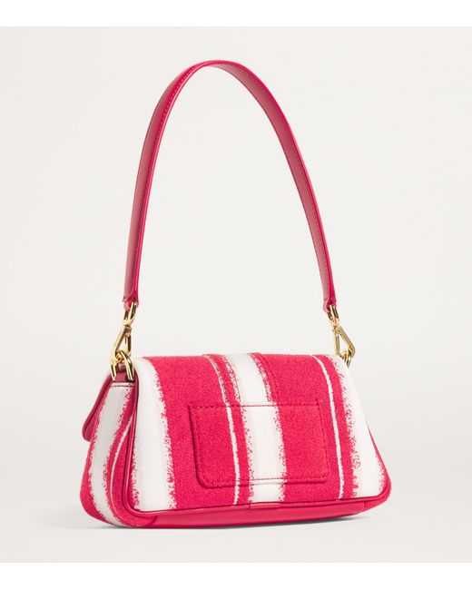 Jacquemus Pink Mini Striped Le Bambinou Shoulder Bag