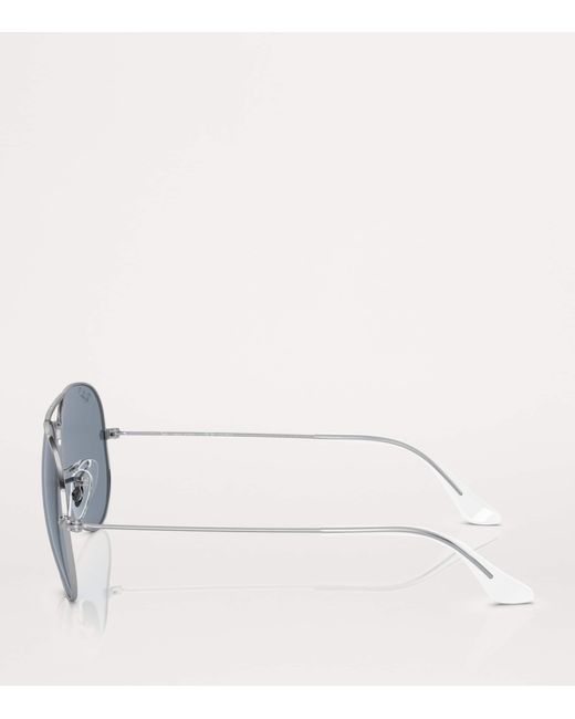 Ray-Ban Gray Metal 0Rb3025 Sunglasses