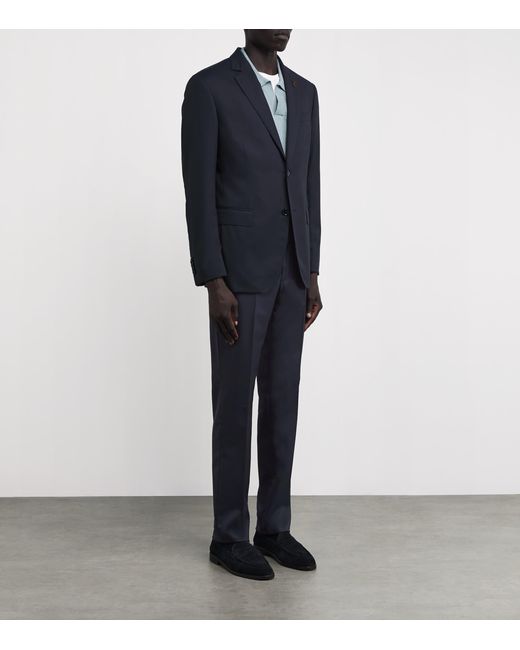 Pal Zileri Blue Wool 2-Piece Suit for men