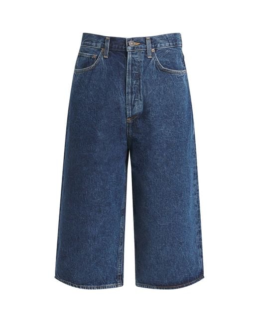 Agolde Blue Beesley Denim Shorts for men