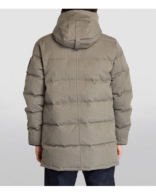 Canada Goose Gray Padded Carson Parka Jacket for men