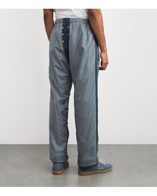 Craig Green Blue Cotton-Blend 2-In-1 Trousers for men