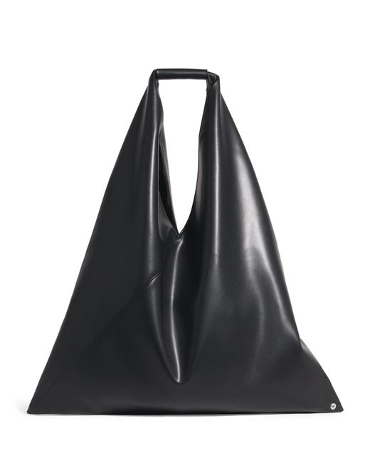 MM6 by Maison Margiela Black Medium Japanese Tote Bag for men