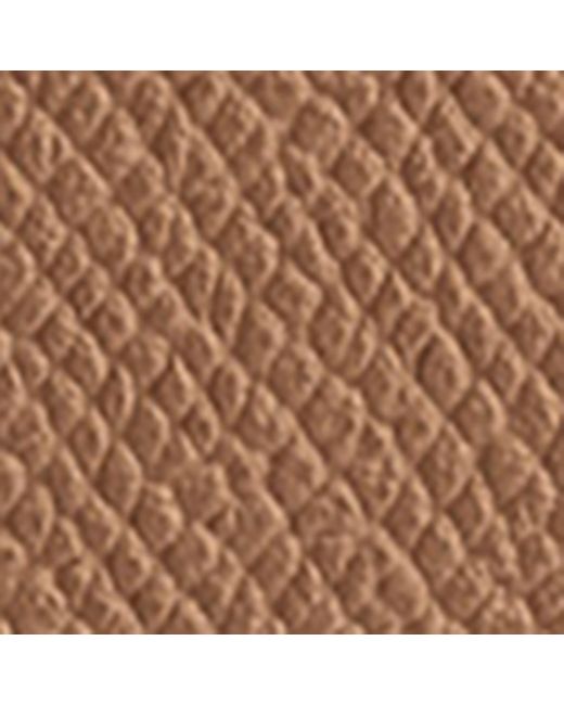 BVLGARI Brown Leather Business Card Holder