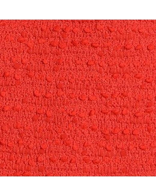 Dolce & Gabbana Red Tweed Mini Skirt
