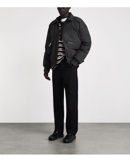 Canada Goose Black Down Mimico Bomber Jacket for men