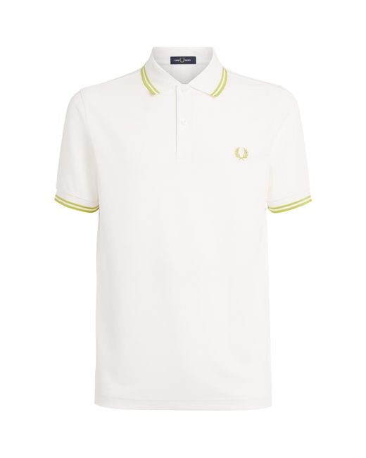 Fred Perry White Tennis Polo Shirt for men