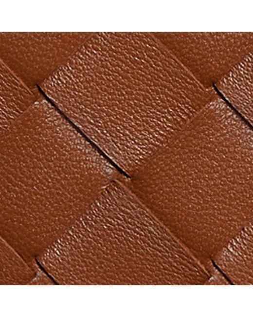 Bottega Veneta Brown Nappa Leather Card Holder