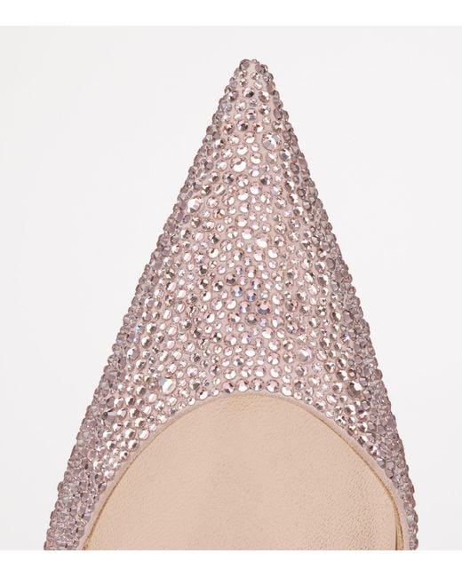 Christian Louboutin Pink Exclusive Miss Z Strass Pumps 100