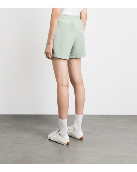 Anine Bing Green Cotton Kam Sweatshorts