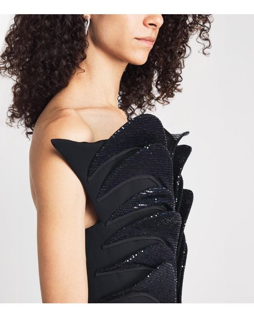 Maticevski Black Spearhead Gown
