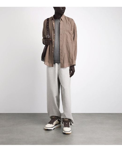 Amiri Brown Leather Ma-1 Sneakers for men