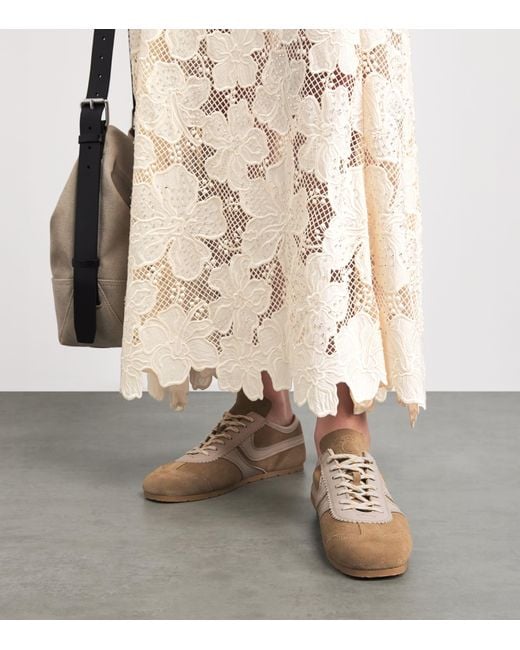 Sandro White Guipure Lace Maxi Skirt