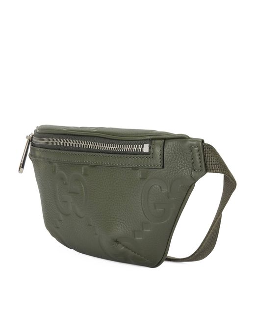 Gucci Green Leather Gg Belt Bag for men