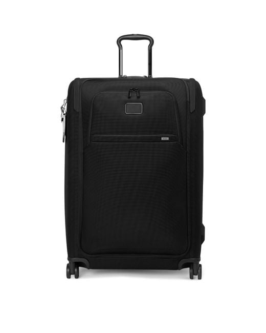 Tumi Black Alpha 4 Large Dual Access Expandable Suitcase