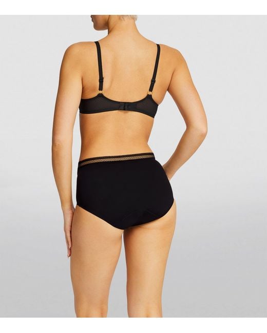 Chantelle Black High-Rise Period Life Briefs